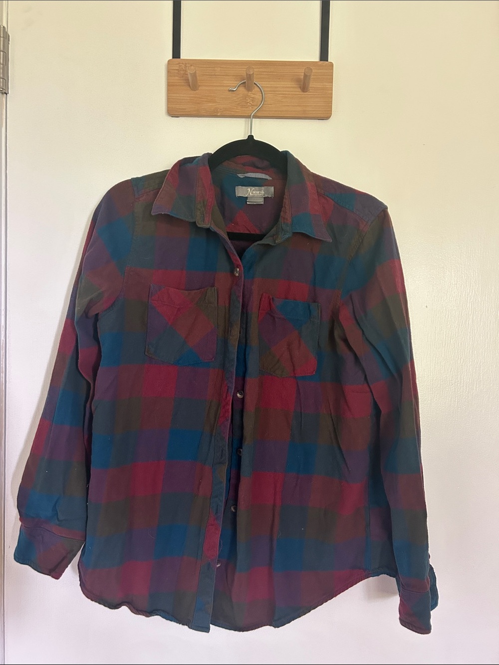 Women’s Plaid Button-Down Shirt